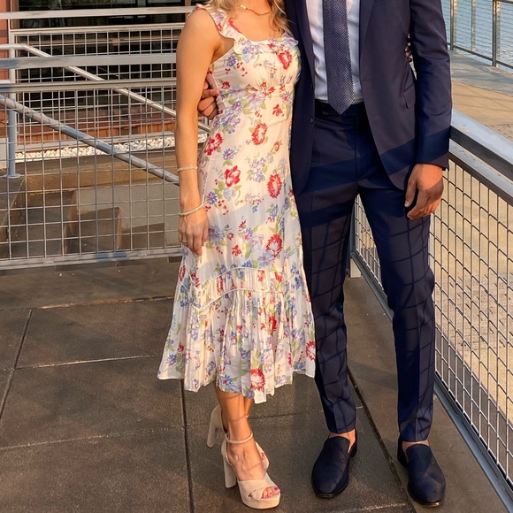 LoveShackFancy Weslan Midi Dress - Picture 9 of 9